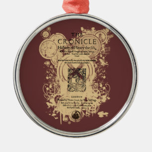 Ornamento De Metal Parte dianteira do in-quarto de Shakespeare Henry
