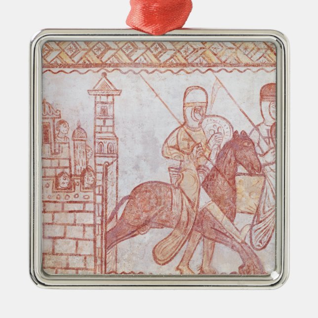 Ornamento De Metal Partida dos cruzados (Frente)