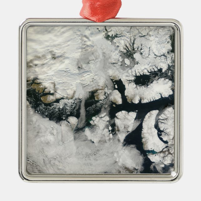 Ornamento De Metal Passagem Noroeste 2 (Frente)