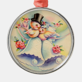 Ornamento De Metal Pássaros do amor