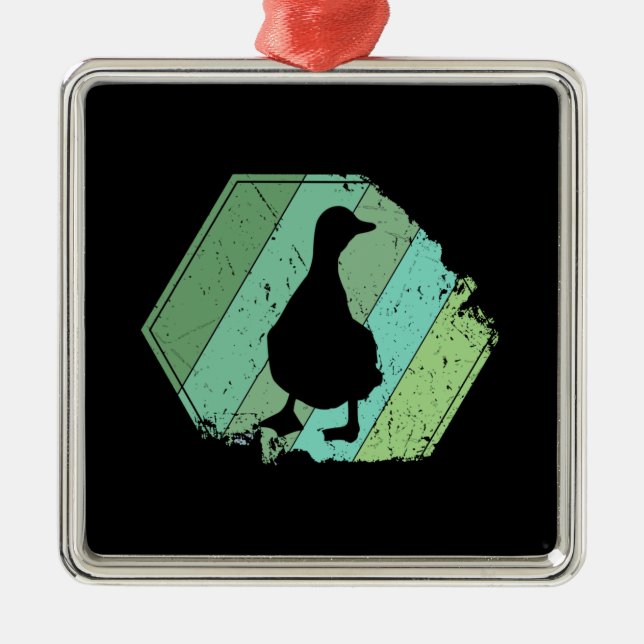 Ornamento De Metal Pato (Frente)