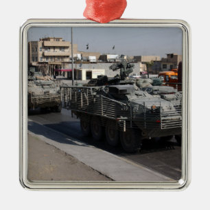 Ornamento De Metal patrulhamento de soldados