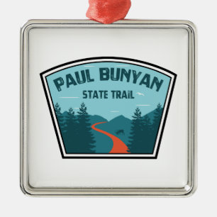 Ornamento De Metal Paul Bunyan State Trail