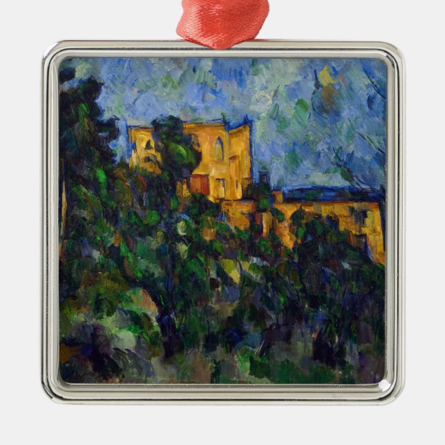 Ornamento De Metal Paul Cezanne - Chateau Noir (Frente)