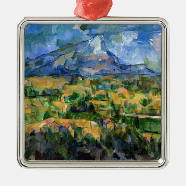 Ornamento De Metal Paul Cezanne - Mont Sainte-Victoire (Frente)