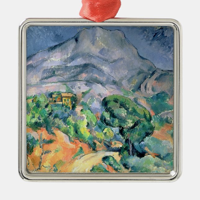 Ornamento De Metal Paul Cezanne | Mont Sainte-Victoire, 1900 (Frente)