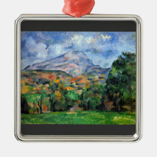 Ornamento De Metal Paul Cezanne - montagem St Victoire