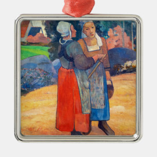 Ornamento De Metal Paul Gauguin - Camponesas Bretãs