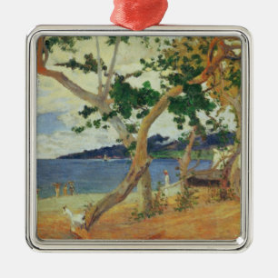 Ornamento De Metal Paul Gauguin   pelo litoral, Martinica, 1887 (