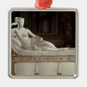 Ornamento De Metal Pauline Bonaparte como Venus triunfante, c.1805-08