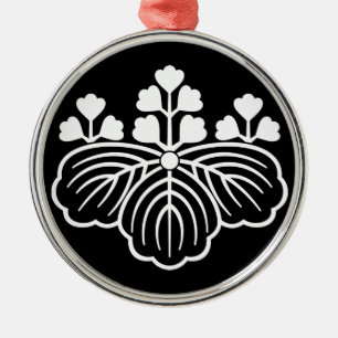 Ornamento De Metal Paulownia sombreada com florações 5&3