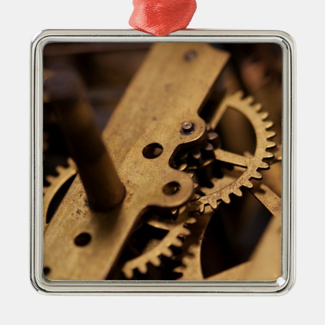 Ornamento De Metal Peças Internas Antigas (Frente)