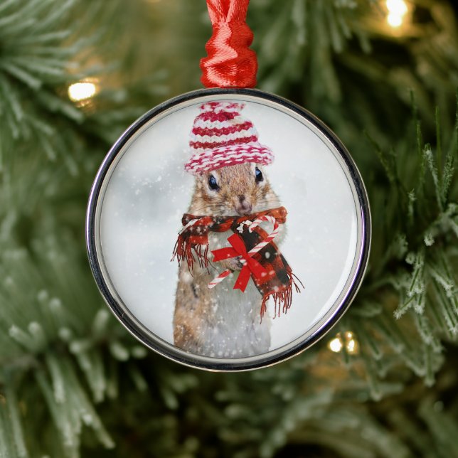 Ornamento De Metal Pedaço de Natal (Árvore)