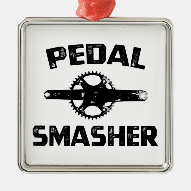 Ornamento De Metal Pedal Smasher (Frente)
