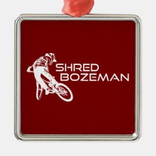 Ornamento De Metal Pedalando em Bozeman Montana Mountain Bike