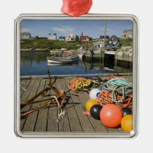 Ornamento De Metal Peggy's Cove, Nova Scotia, Canadá 2
