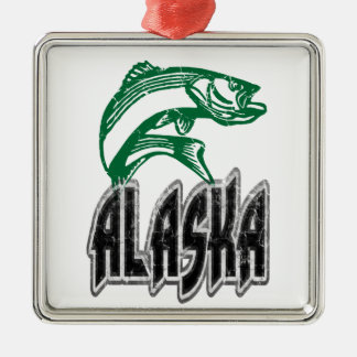 ORNAMENTO DE METAL PEIXES ALASKA