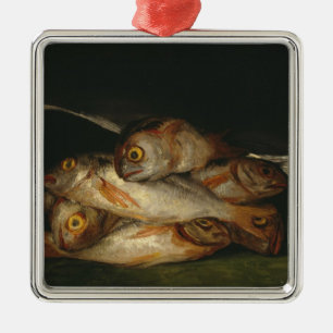 Ornamento De Metal Peixes-do-ouro (Vida Estática) (Francisco de Goya