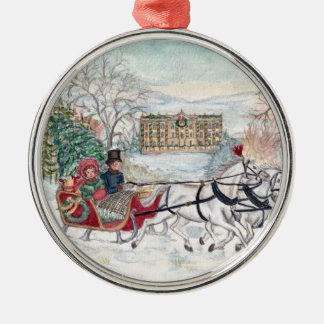 Ornamento De Metal Pemberley Sleigh Ride - Jane Austen