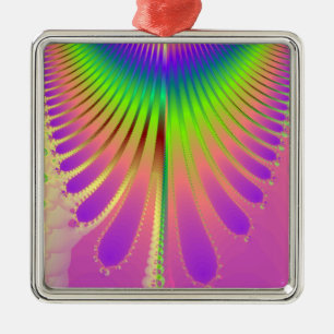 Ornamento De Metal Penas do carnaval