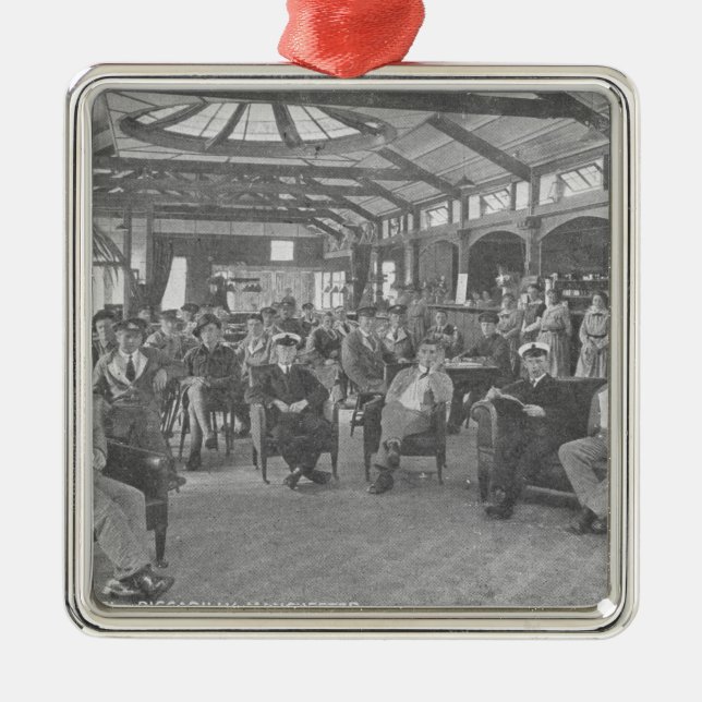 Ornamento De Metal Pensão de YMCA, Piccadilly, Manchester, c.1910 (Frente)