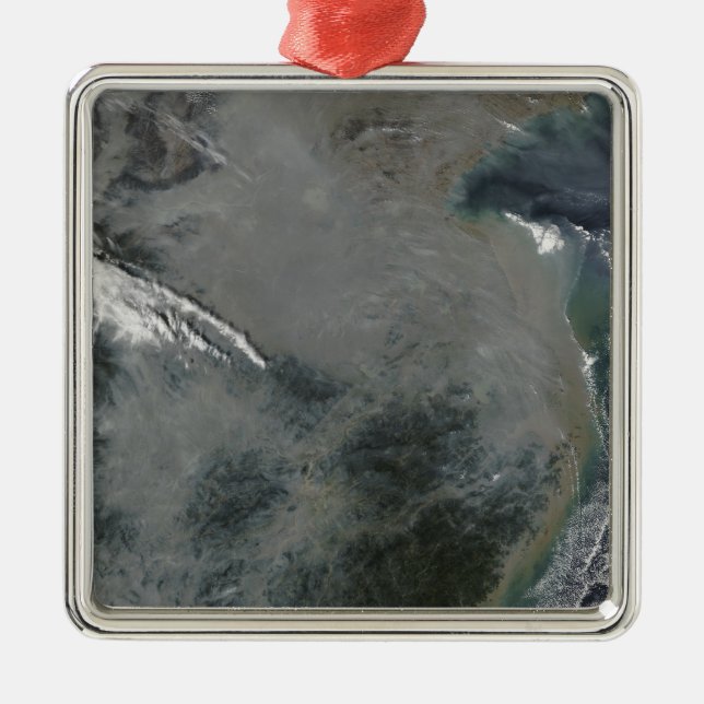 Ornamento De Metal Perigo sobre a China Oriental (Frente)