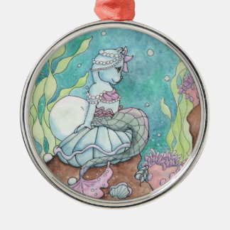 Ornamento De Metal Pérola