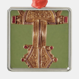 Ornamento De Metal Perónio com cabeças dos pássaros