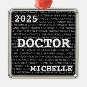 Ornamento De Metal PERSONALIDADE DA Terminologia Médica DO MÉDICO