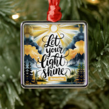 Personalizado Deixe Sua Luz Brilhar Cristão