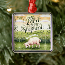 Personalizado O Senhor é Meu Pastor Cristão