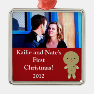 Ornamento De Metal Personalizado Personalizado Ornaments Ginger Bread