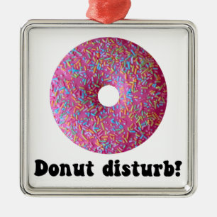 Ornamento De Metal Perturbação da rosquinha
