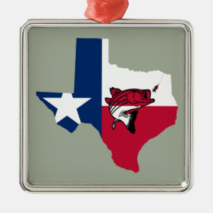 Ornamento De Metal Pesca do Texas