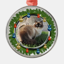 Pet Ornaes Personalizados de Natal Fundo
