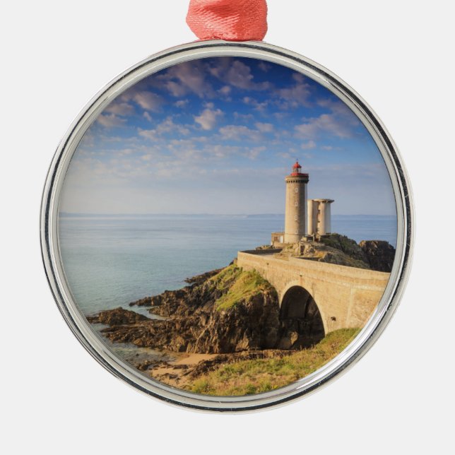 Ornamento De Metal Phare du Pequeno Minou (farol de Minou) | France (Frente)