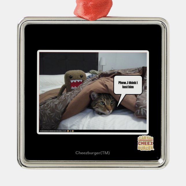 Ornamento De Metal Phew eu penso que eu o perdi (Frente)