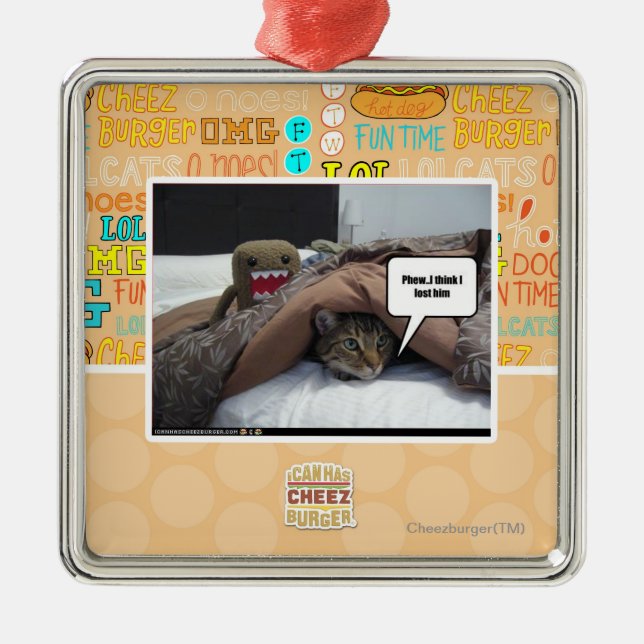 Ornamento De Metal Phew eu penso que eu o perdi (Frente)