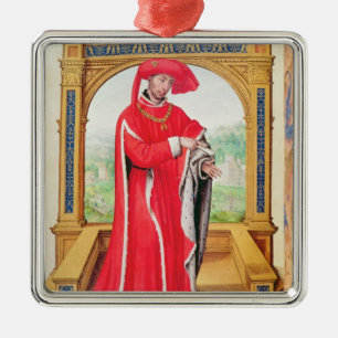 Ornamento De Metal Philip o bom duque de Borgonha