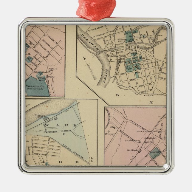 Ornamento De Metal Phillipsburg, NJ (Frente)