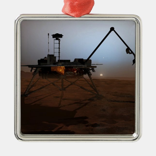 Ornamento De Metal Phoenix Mars Lander 4 (Frente)