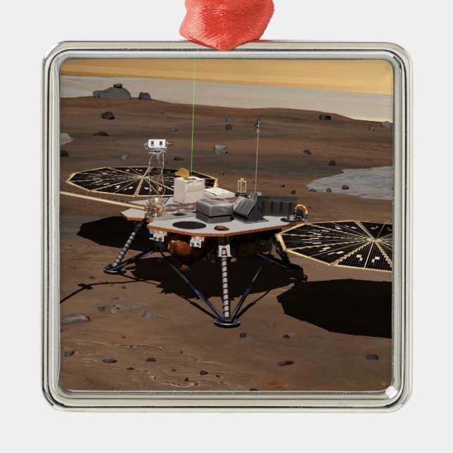 Ornamento De Metal Phoenix Mars Lander 5 (Frente)