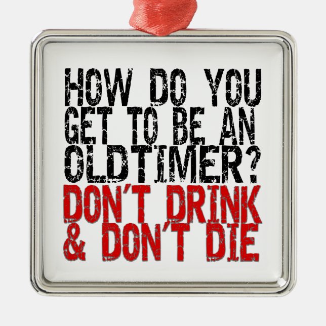 Ornamento De Metal Piada de Temporizador Antigo de Recuperação (Frente)