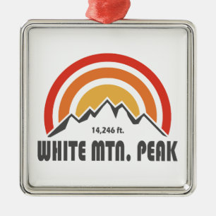 Ornamento De Metal Pico White Mountain Califórnia