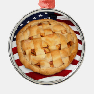 Ornamento De Metal Pie Americano