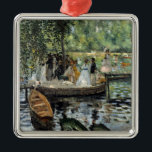 Ornamento De Metal Pierre-Auguste Renoir - La Grenouillere<br><div class="desc">La Grenouillere - Pierre-Auguste Renoir,  Oil on Canvas,  1869</div>