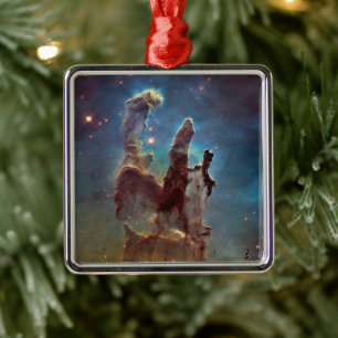 Ornamento De Metal Pilares da Criação, Nebulosa da Águia Hubble Espaç
