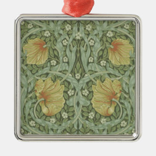 Ornamento De Metal Pimpernel Pattern (por William Morris)