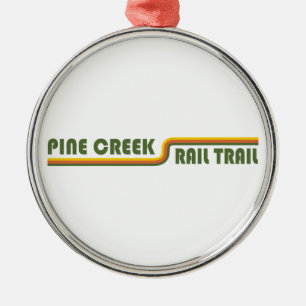 Ornamento De Metal Pine Creek Rail Trace