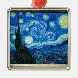 Ornamento De Metal Pintura da noite estrelado pelo pintor Vincent van